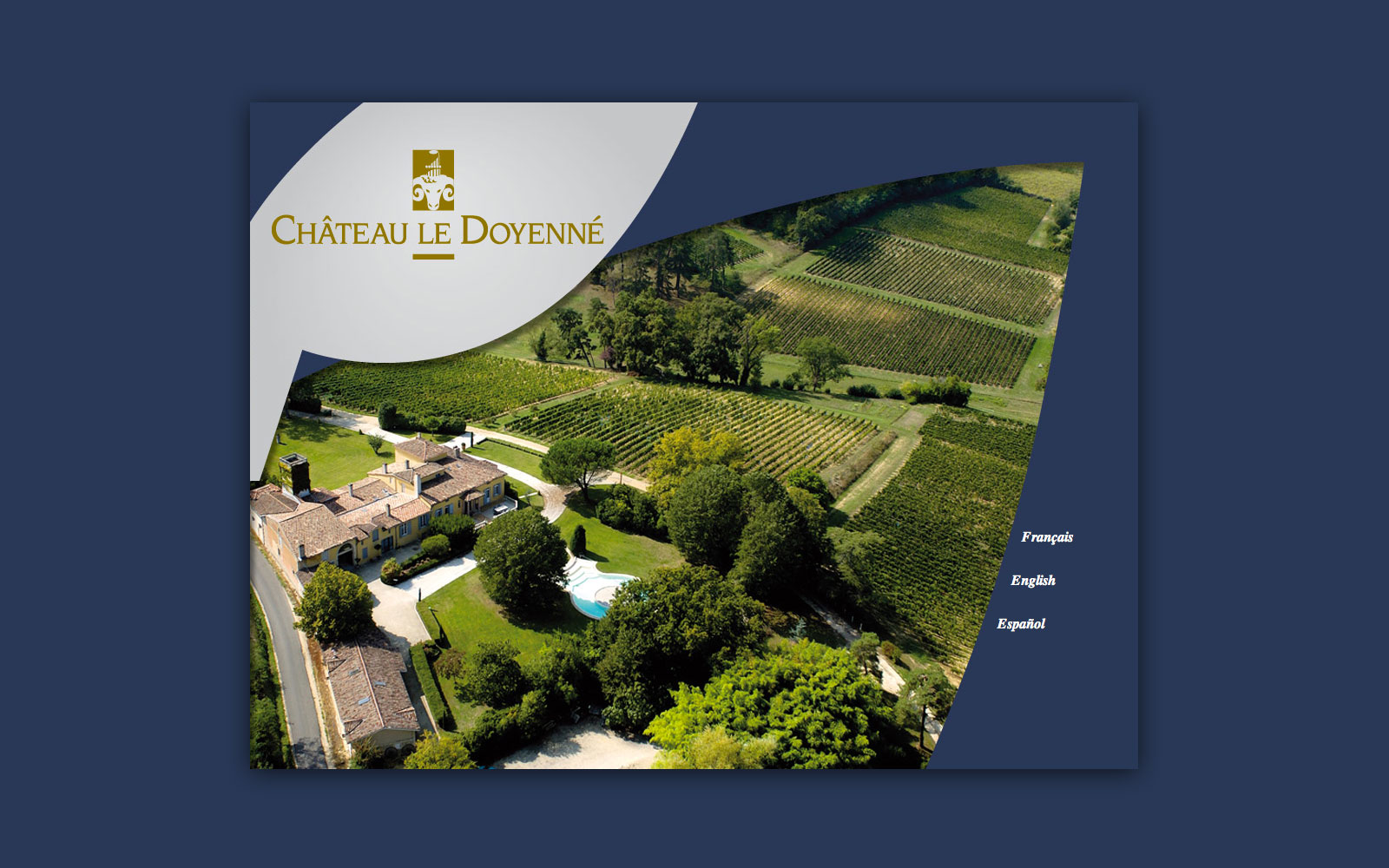 Création du site internet pour le château le Doyenné Première Côtes de Bordeaux